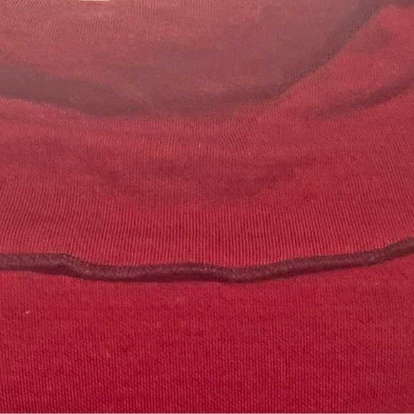 Parsley & Sage Red Tunic with Cowl Neck and Asymmetrical Hem - Picture 3 of 8